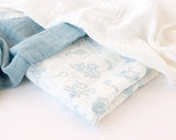 Муселинови Пелени 70х70см Bamboo 3 Бр. Blue 06400 4 Kiokids