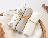 Муселинови Пелени 70х70см Bamboo 3 Бр. Grey 06407 3 Kiokids