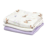 Муселинови Пелени 70х70см Bamboo 3 Бр. Lavender 05297 1 Kiokids