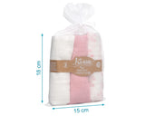 Муселинови Пелени 70х70см Bamboo 3 Бр. Pink 06399 1 Kiokids
