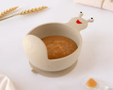Szilikon Csiga Tál Beige 04185 2 Kiokids