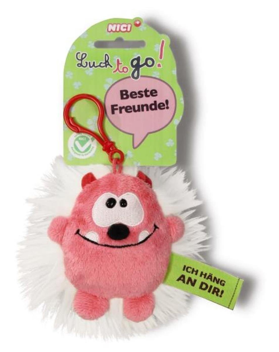 Ключодържател Таласъм Розово/Бяло 10 См. - Модни Аксесоари - Nici - BebeMama