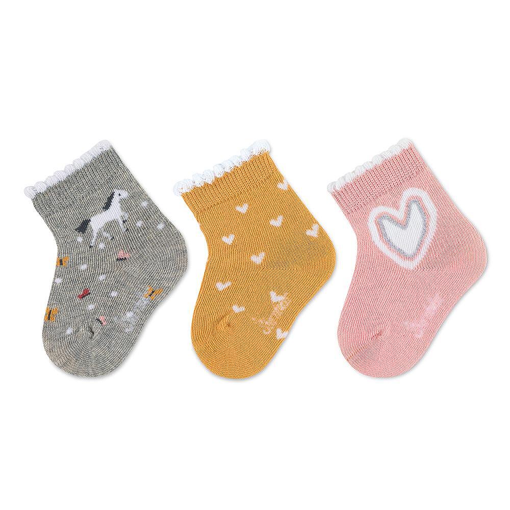Комплект Детски Чорапи За Момиче 3 Чифта, 17 18 6 12 М. Sterntaler