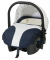 Кошче За Бебета За Кола Style Тъмно Синьо С Бяло Baby Merc