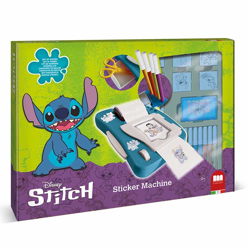 Креативен Комплект &Quot;Stitch&Quot; С Машина За Стикери И Аксесоари
