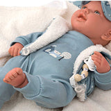 Кукла-Бебе Бруно Със Син Костюм И Аксесоари - 45 См --- BebeMama