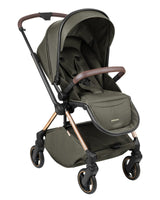 Cărucior combinat 2 în 1 cu landou Lanah, verde militar 