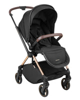 Комбинирана Количка 2В1 С Кош За Новородено Lanah Black --- BebeMama