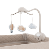 Leody Up Сгъваема Бебешка Кошара С Аксесоари Beige Kinderkraft