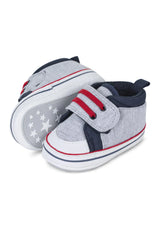 Летни Бебешки Буйки От Памучен Плат Сиви За Момче , 17 18 6 12 М. Sterntaler