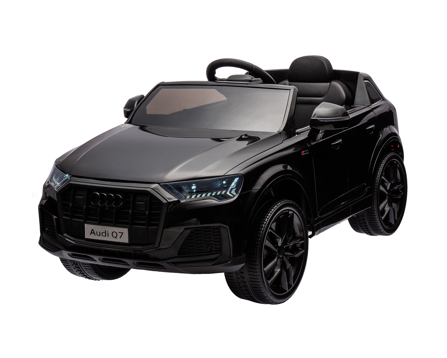 Акумулаторна Кола Licensed Audi Q7 2023 Black + Батерия 12V/7Ah