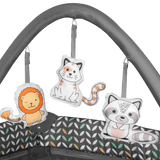 Сгъваема Кошара 2 Нива Flower Grey Scandi 8777 Lionelo