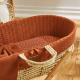 Кошница Moses Basket И Матрак Terracotta The Little Green Sheep