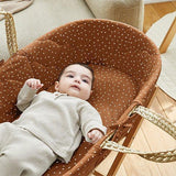 Кошница Moses Basket И Матрак Terracotta Rice Print The Little Green Sheep