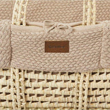 Fonott kosár Wheat Knit Moses Basket és matrac Truffle The Little Green Sheep