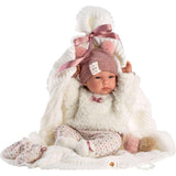 Llorens Recien Nacida Binba Toquilla Inverno Újszülött Baba 35 cm
