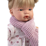 Llorona Joelle síró babája, fukszia dzseki, 38 cm, Llorens
