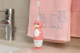 Детска Електрическа Четка За Зъби 400s Hippo Pink Luvion