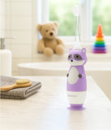 Детска Електрическа Четка За Зъби 400s Raccoon Purple Luvion