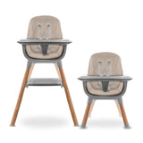 Стол За Хранене High Chair Grey & Beige Luvion