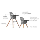 Стол За Хранене High Chair Grey Luvion