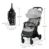 Лятна Количка Kinderkraft Apino Сива --- BebeMama