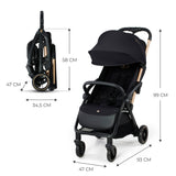 Лятна Количка Kinderkraft Kinderkraft Apino Черна --- BebeMama