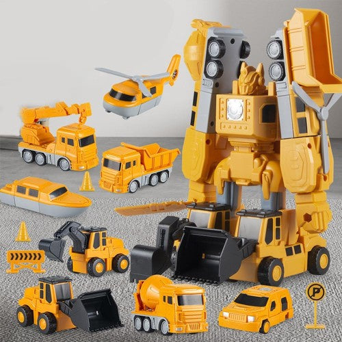 Set magnetic pentru copii cu cărucioare - Transformers