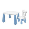 Детска Маса + Столче Luna Classic White Blue Maltex