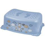 Детско Стъпало И Стол 2 В 1 Zebra Light Blue Maltex