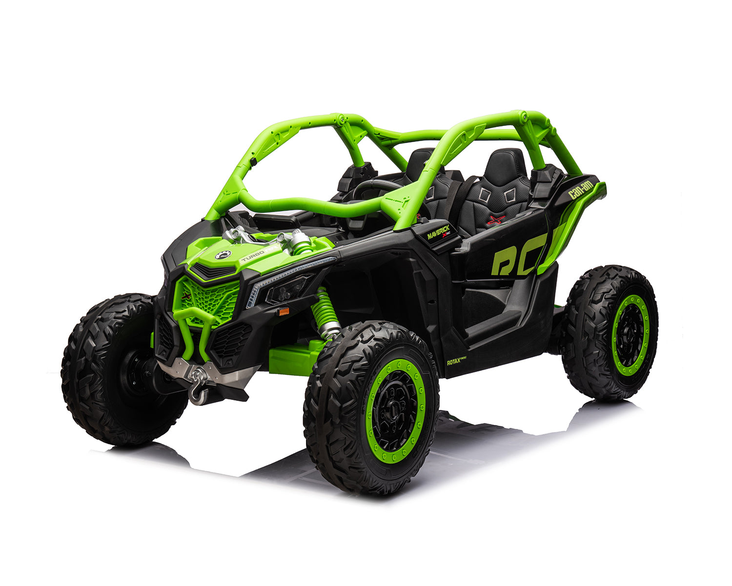 Акумулаторна Кола Licensed Can Am Maverick Green + Батерия 24V7Ah