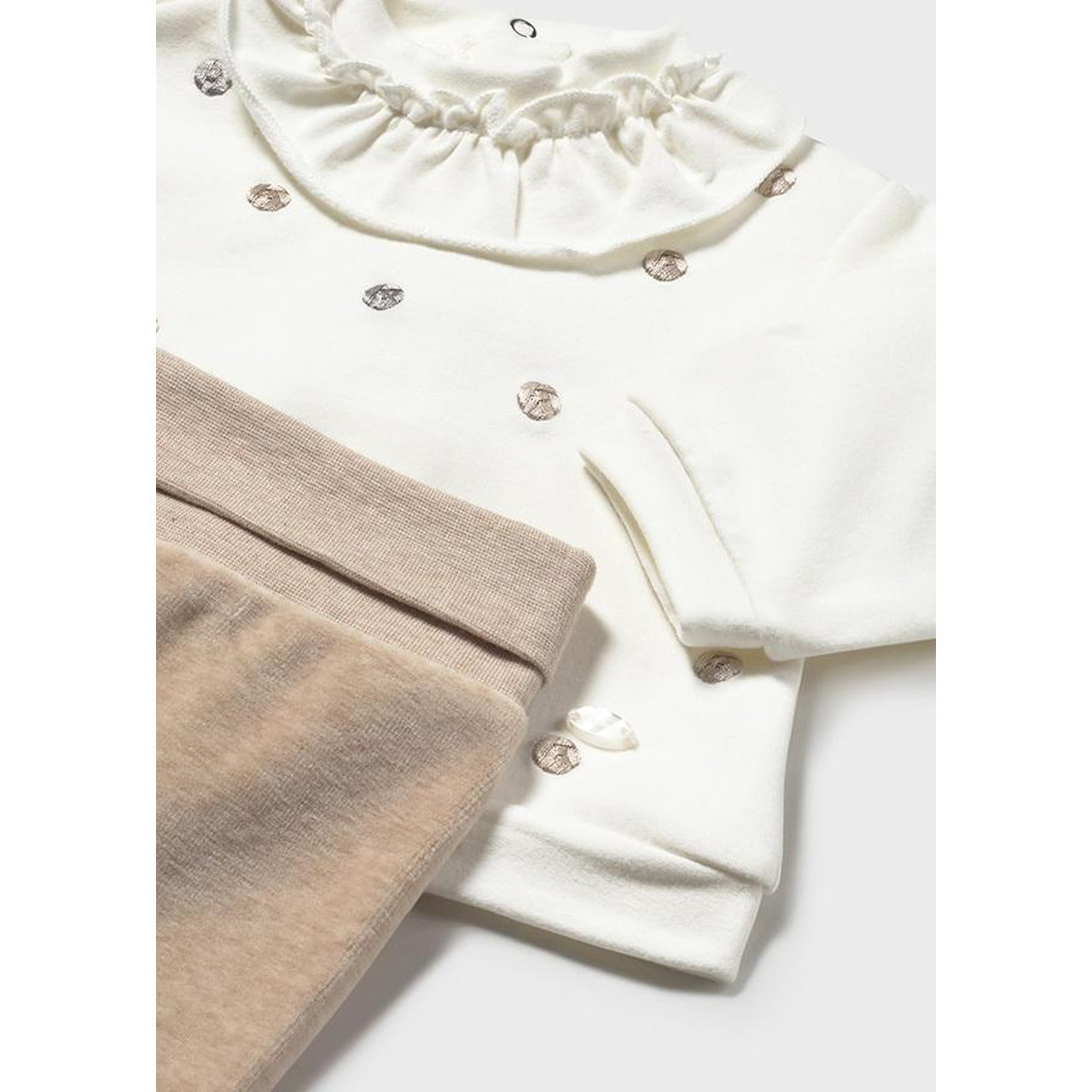 Бебешки Комплект С Ританки Бежов 15 02555 062 Mayoral