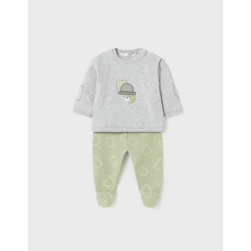 Комплект 2 Части От Памук Better Cotton За Новородено Момче 13 02511 046 Mayoral