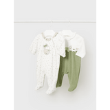 Комплект 2 Дълги Гащеризона Better Cotton Евкалипт 24 01709 087 Mayoral
