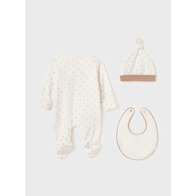 Комплект От 3 Части За Подарък Better Cotton Какао 13 09360 010 Mayoral