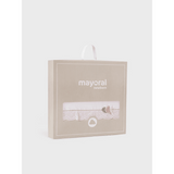 Пелена Better Cotton С Апликации Бял Розов 24 09398 060 Mayoral