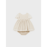 Рокля От Тюл С Бродерия И Гащички За Новородено 24 01826 054 Mayoral