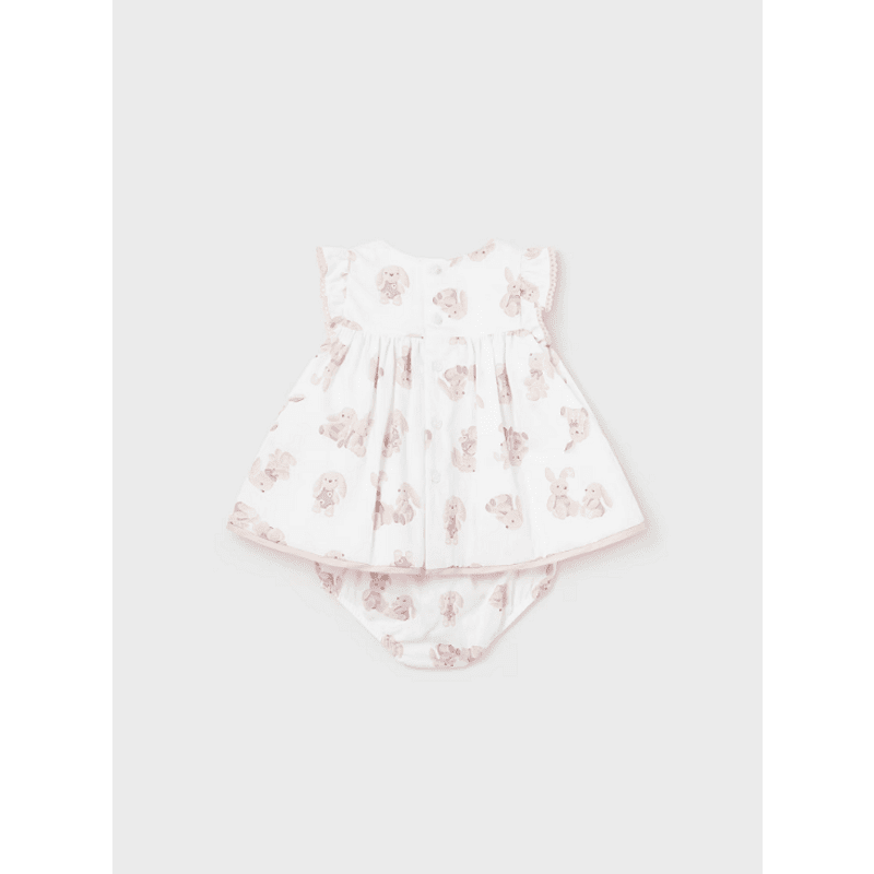 Рокля С Гащички От Сатен За Новородено 24 01807 034 Mayoral