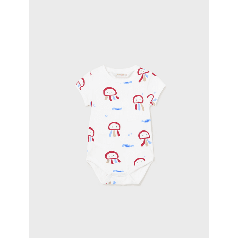 Спортен Комплект От 3 Части Better Cotton Бял Червен 24 01817 024 Mayoral