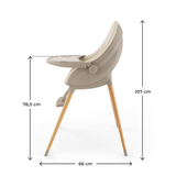 Fini Up Столче За Хранене Beige Kinderkraft