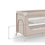 Leody Up Сгъваема Бебешка Кошара С Аксесоари Beige Kinderkraft