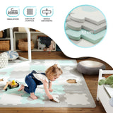 Мек Пъзел С Форми Kinderkraft Luno Shapes Мента --- BebeMama