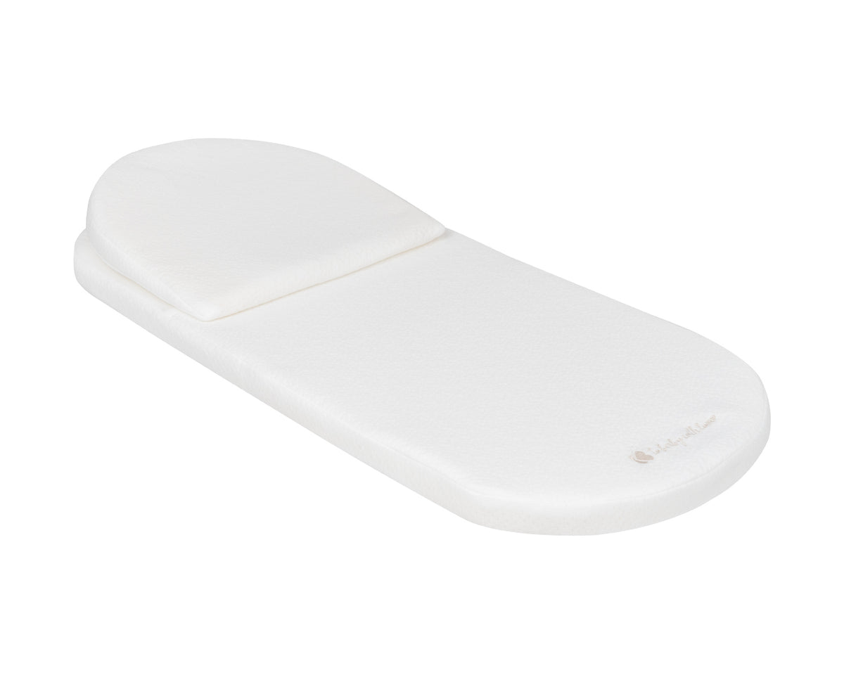 Saltea+Pernă pentru Pătuț Nou-născut 80/35 Cm Airknit Alb