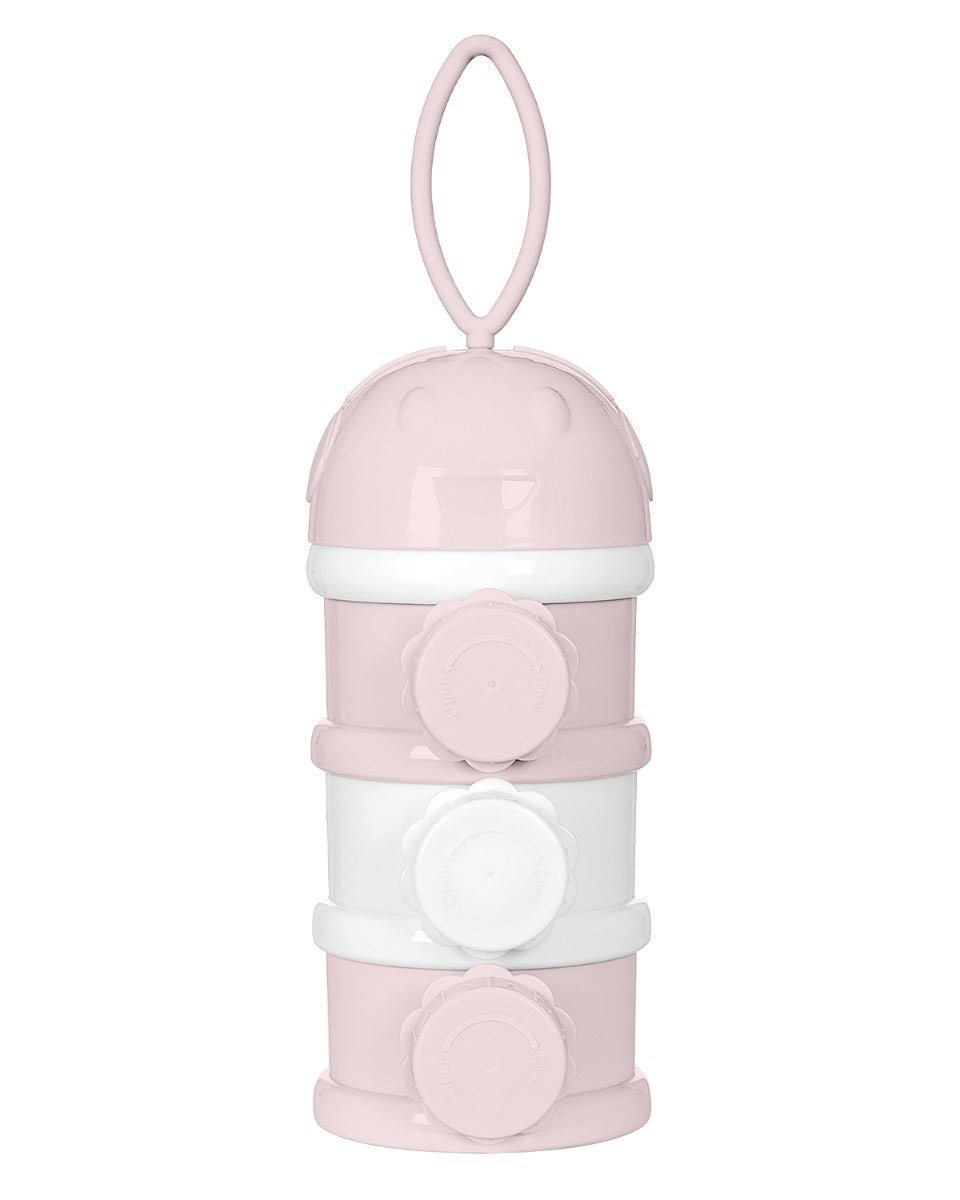 Дозатор За Сухо Мляко На Три Нива Pink - Контейнери За Храна - Kikkaboo - BebeMama
