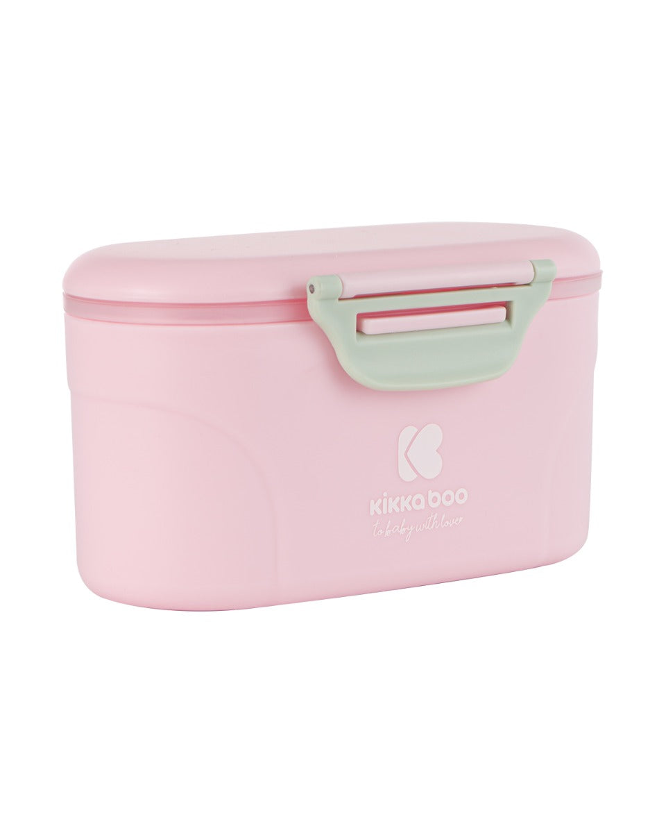 Кутия За Съхранение На Сухо Мляко С Лъжичка 130Гр. Pink --- BebeMama