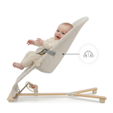 Mimi Шезлонг Дървено Бежов Kinderkraft
