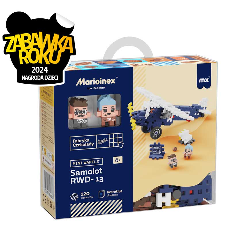 Мини Вафлен Конструктор "самолет Rwd 13", 120 Части Marioinex