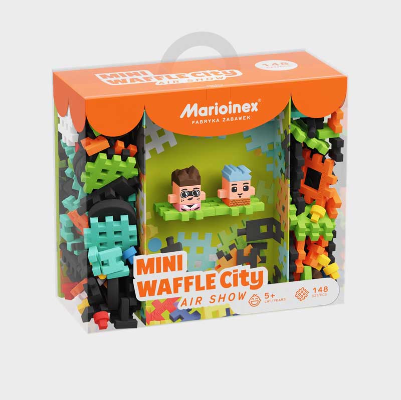 Мини Вафлен Конструктор "шоу В Небето", 148 Части Marioinex