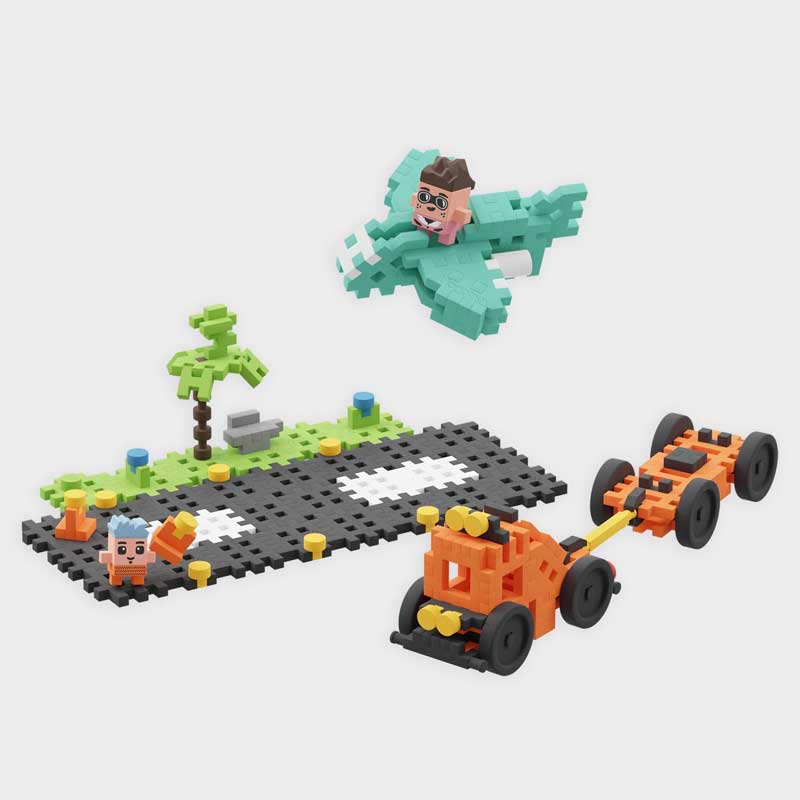 Мини Вафлен Конструктор "шоу В Небето", 148 Части Marioinex