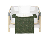 Бебешки Спален Комплект За Мини Кошара 3ч Secret Garden Green Kikkaboo